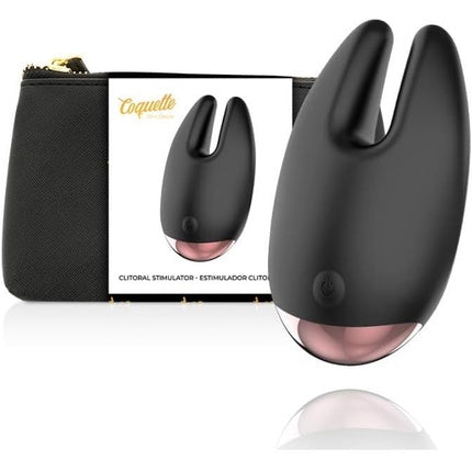 Stimulator clitoris, Coquette, Chic Desire, negru/auriu