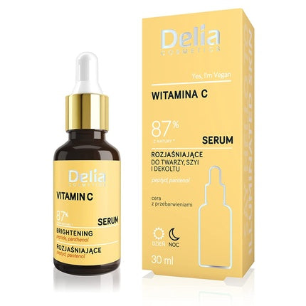 Serum, Delia Cosmetics, Brightening, 30ml, galben