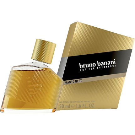 Eau de Toilette Bruno Banani Man's Best, 50 ml, auriu