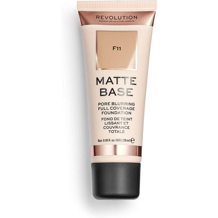 Fond de ten, Revolution, Matte Base F11, 28ml, bej