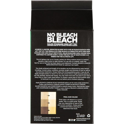 Vopsea de Păr Bleach London, No Bleach, Persulfat-Free, 205g