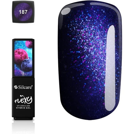 Gel UV LED, Silcare, Flexy, negru