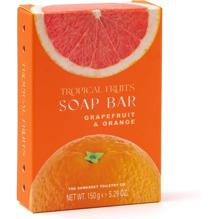Săpun solid The Somerset Toiletry, Tropical Fruits, galben-portocaliu