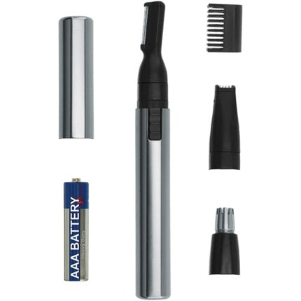 Wahl Micro Groomsman Noseear, trimmer, negru, argintiu