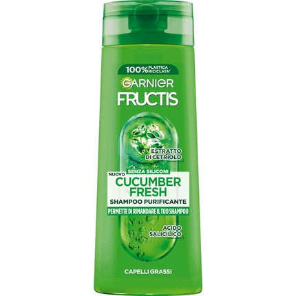 Șampon fortifiant, Garnier, Fructis Cucumber Fresh, 250ml