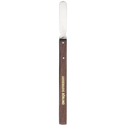 Spatulă pentru cremă facială, Annemarie Börlind, lemn brun, sticlă