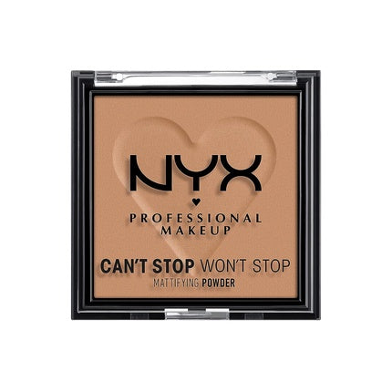 Pudră matifiantă NYX Professional Makeup Can't Stop Won't Stop Caramel