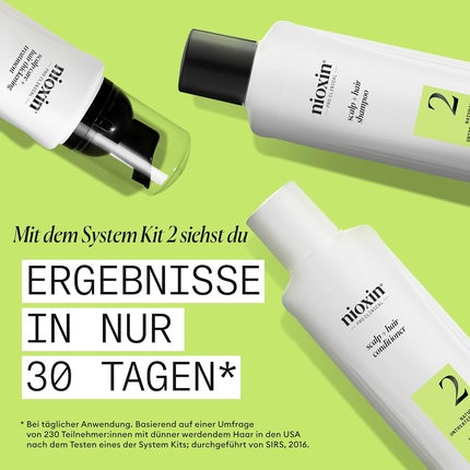 Set Îngrijire Păr, Nioxin, System 2, Natural, Subțiere Vizibilă