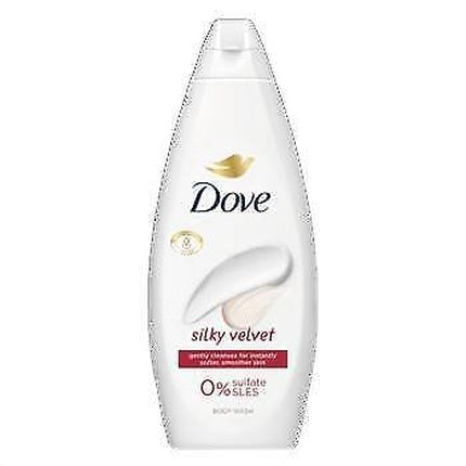 Gel de dus Dove Silky Velvet, 720ml, Alb