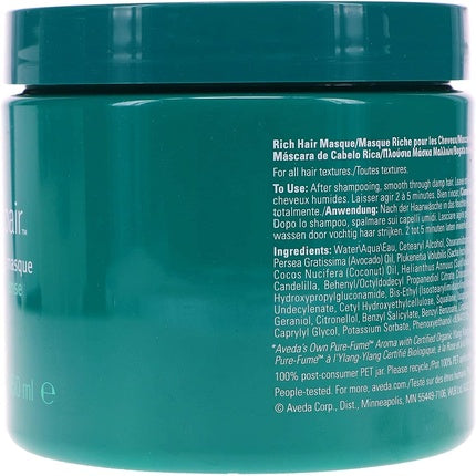 Mască întărire intensivă, Aveda, 450ml