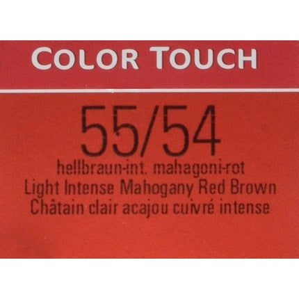 Vopsea pentru păr, Wella, Colour Touch 55/54 Mahon-Roșu