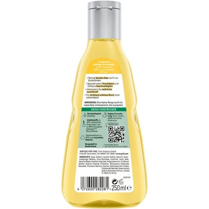 Șampon Guhl Blonde Fascination 250ml, formulă vegană, dermatologic testat