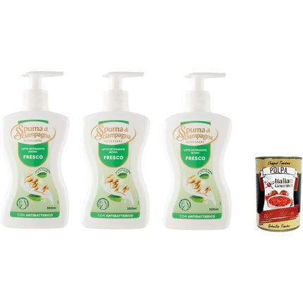Spuma Di Sciampagna Fresh Intimate Cleansing Milk, Italian Gourmet, Antibacterian, 300ml