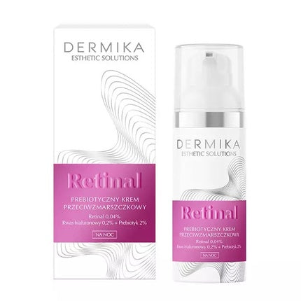 Cremă de noapte anti-îmbătrânire cu retinal și prebiotice, Esthetic Solutions, 50ml