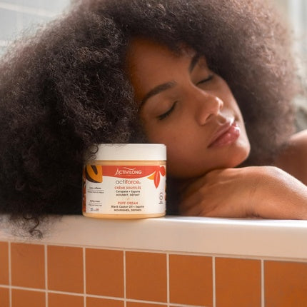 Actiforce Puff Cream, Activilong, Stilizare, Ulei de Ricin Negru + Sapote, 329 g