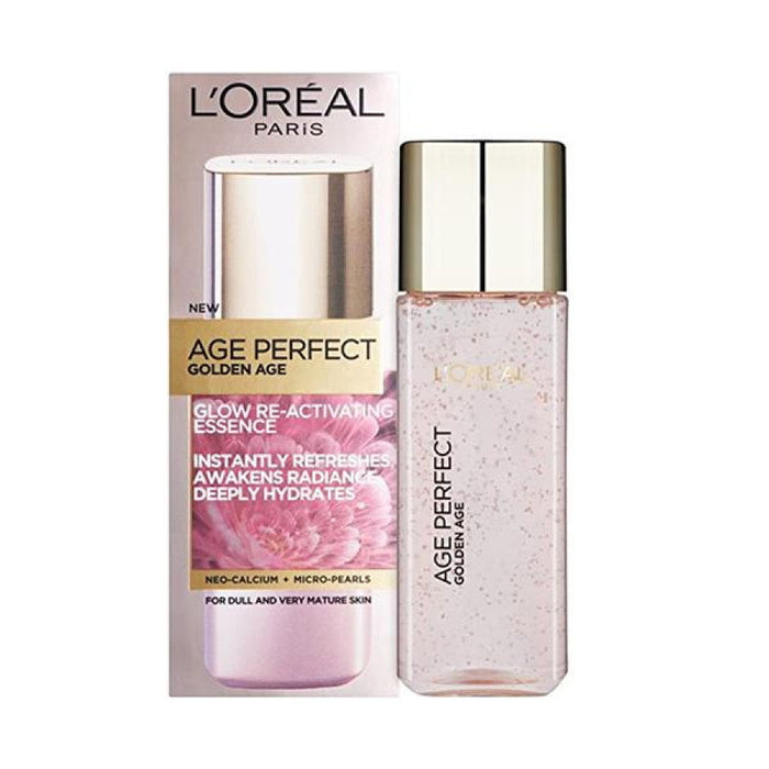 Ser de față L'Oreal Paris Age Perfect, cu Neo-Calciu, reactivator de strălucire, pentru ten tern și foarte matur, 125 ml