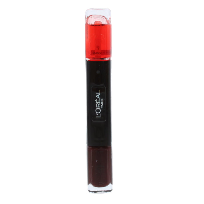Ojă de unghii L'Oreal Paris Infallible, efect de gel, 2-în-1, nuanța 21 Always a Lady, 2 x 5 ml