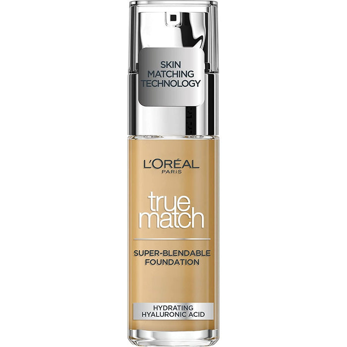 Fond de ten lichid L'Oreal Paris True Match, hidratant, nuanța 7R/7C Ambre Rose, SPF 17, 30 ml, tester