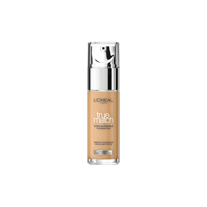 Fond de ten lichid L'Oreal Paris True Match Super Blendable, nuanța D5-W5 Nisip auriu, SPF 17, 30 ml, tester