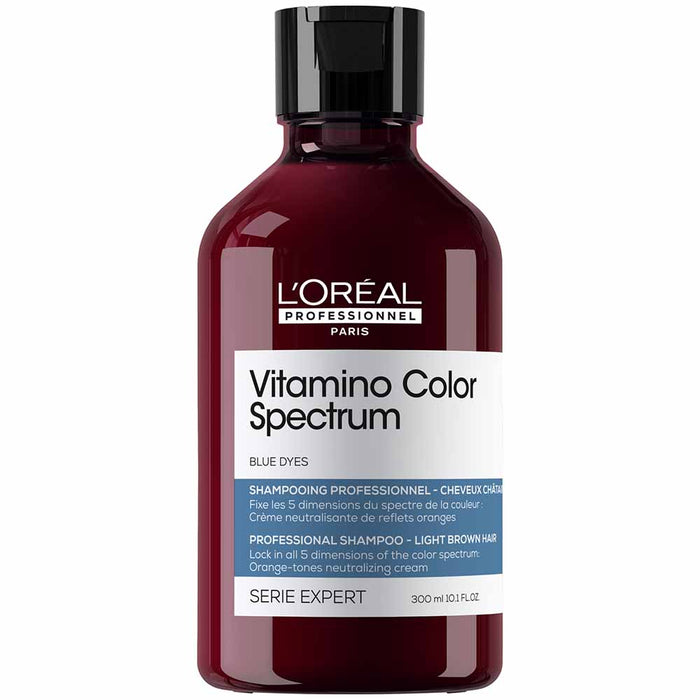 Șampon pentru păr L'Oreal Professionnel Vitamino Color Spectrum, pentru neutralizarea tonurilor galbene sau portocalii, 300 ml
