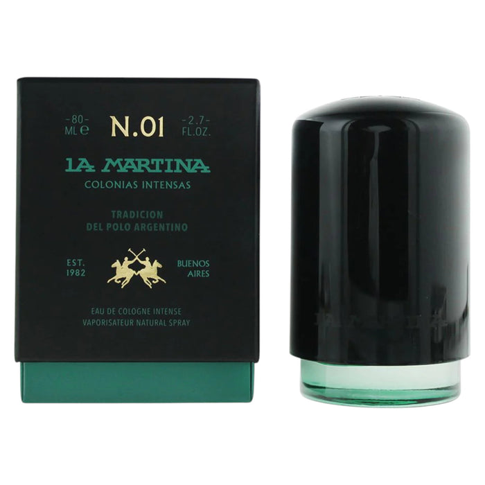 Apă de colonie La Martina Alpha Woods Intense, unisex, 80 ml