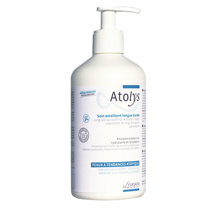 Emulsie pentru corp Lab Lysaskin Atolys, protectoare și hidratantă, pentru piele cu tendință atopică, 200 ml