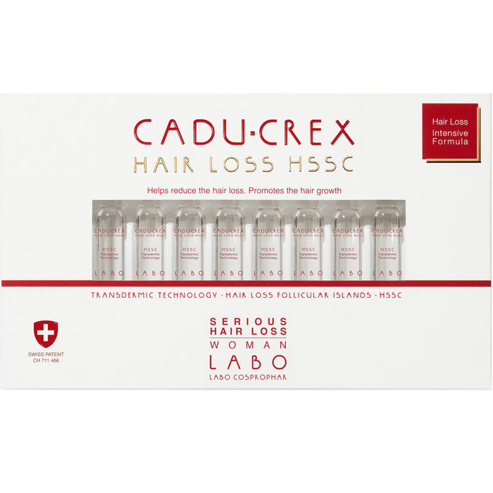 Ser pentru scalp Labo Cosprophar Suisse Cadu-Crex Severe Stage, anticădere, 20 x 3,5 ml