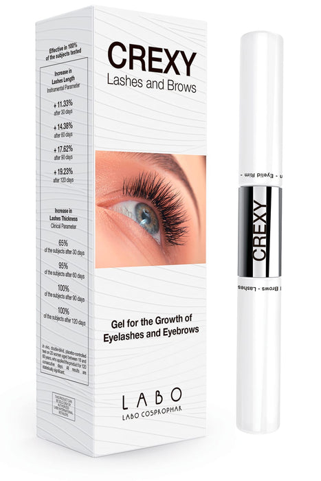 Gel pentru gene și sprâncene Labo Cosprophar Suisse Crexy, pentru creștere, 8 ml