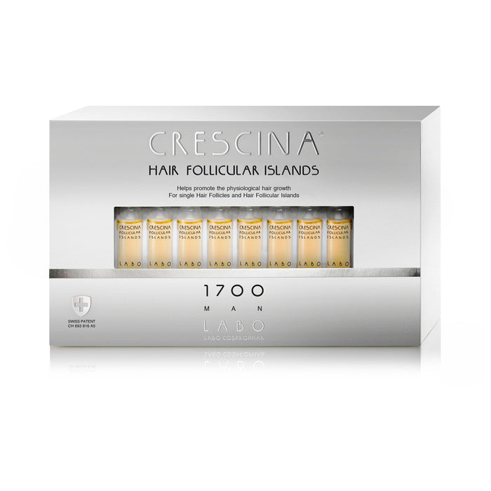 Ser pentru scalp Labo Cosprophar Suisse Crescina Follicular Islands 1700, pentru stimularea creșterii părului, 20 fiole