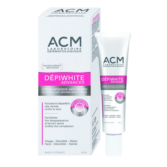 Cremă de față și mâini Laboratoire ACM Depiwhite Advanced, anti-pete întunecate, 40 ml