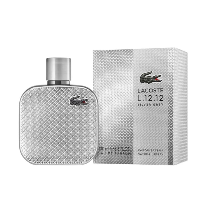 Apă de parfum Lacoste L.12.12 Silver Grey, pentru bărbați, 100 ml