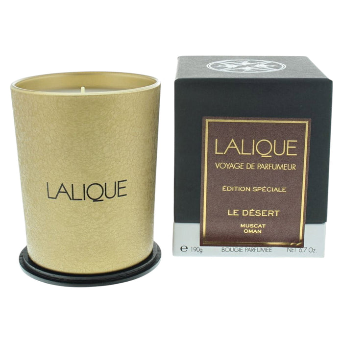 Lumânare parfumată Lalique Le Desert Muscat Oman, 190 g