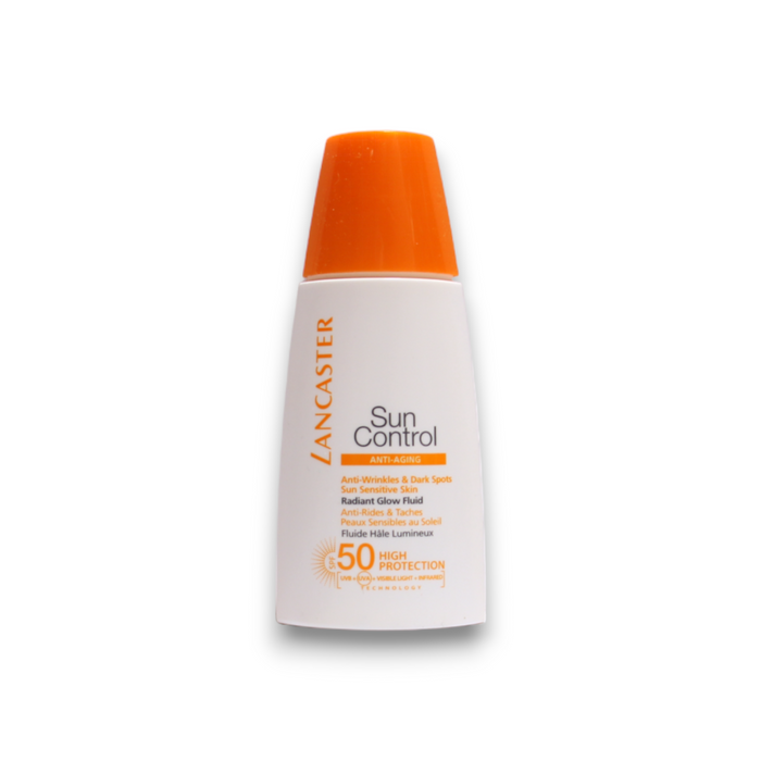 Fluid de față Lancaster Sun Control, anti-pete întunecate, de zi, SPF 50, 30 ml, tester