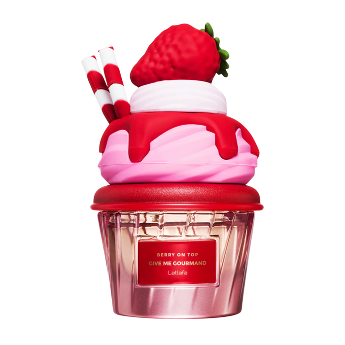 Apă de parfum Lattafa Give Me Gourmand Berry On Top, unisex, 75 ml