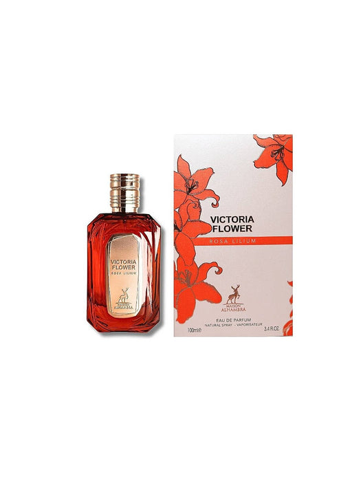 Apă de parfum Lattafa Victoria Flower Rosa Lilium, pentru femei, 100 ml
