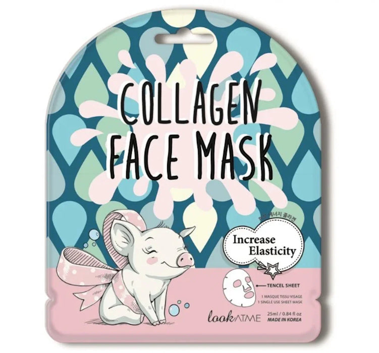 Mască facială Look At Me Collagen, pentru elasticitate, 25 ml