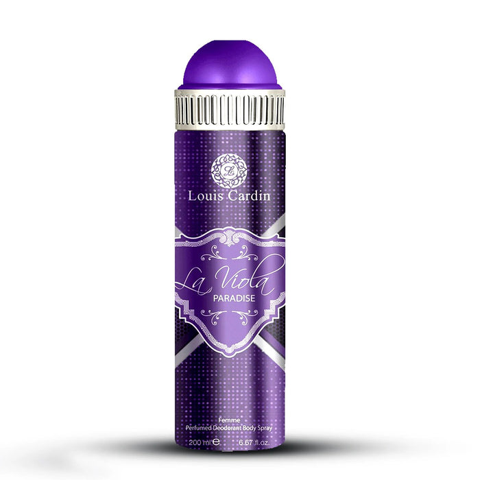 Deodorant spray Louis Cardin La Viola Paradise, pentru femei, 200 ml