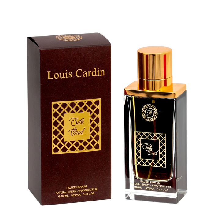 Apă de parfum Louis Cardin Silk Oud, pentru bărbați, 100 ml