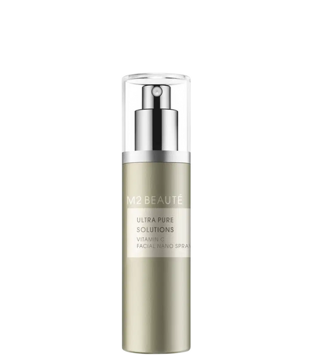 Spray facial M2 Beaute Ultra Pure Solutions Pearl & Gold, cu vitamina C, antiîmbătrânire, 75 ml, tester
