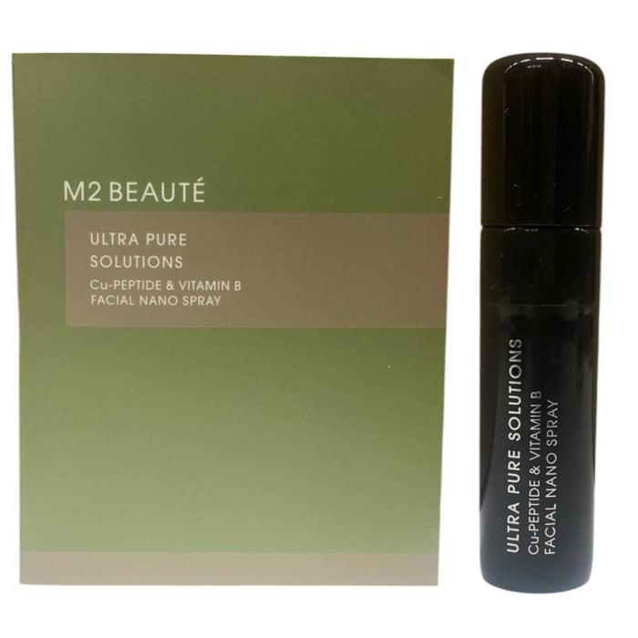 Spray facial M2 Beaute Ultra Pure Solutions, cu peptidă de cupru și vitamina B, energizant, miniatură 5 ml