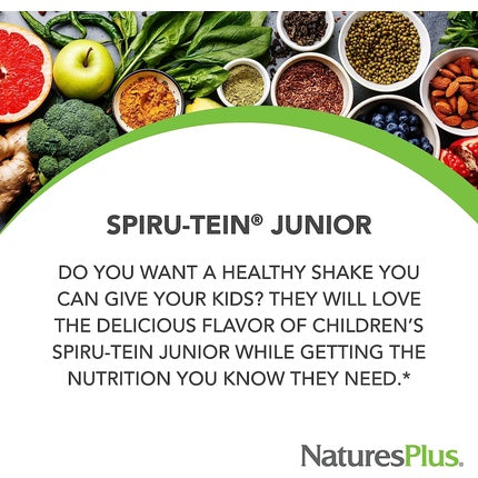 Pudră proteică, Nature's Plus, Spiru-Tein Junior, ciocolată, 450g