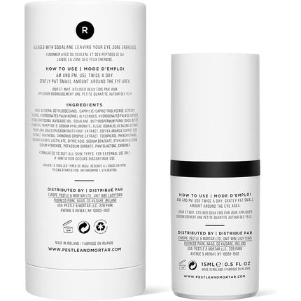 Cremă de ochi Pestle & Mortar, Peptide, Anti-aging, 15ml