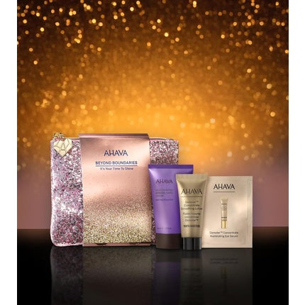 Set îngrijire facială Ahava, pochet sclipitor, multicolor