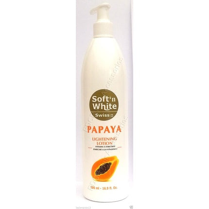 Loțiune pentru Corp Soft N White Swiss Papaya cu Vitamina E, 500ml