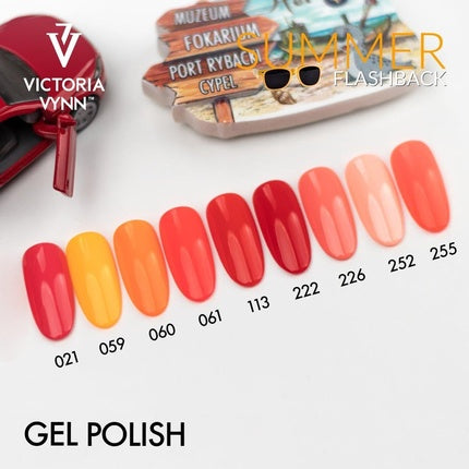 Gel Polish Victoria Vynn No.255 Brick Red, culoare roșu cărămidă, volum 40ml