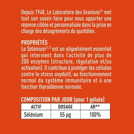 Selenium Granions - Supliment alimentar pentru imunitate și efect antioxidant, 22 g
