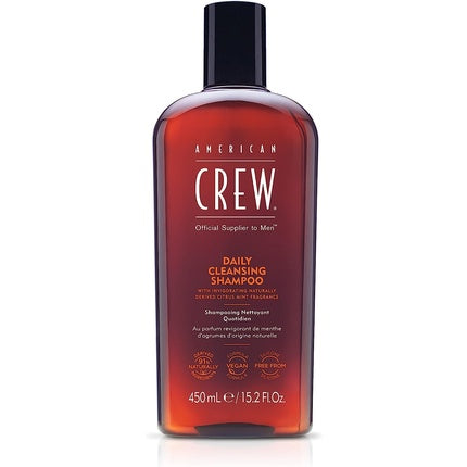 Sampon American Crew Daily Cleansing, Vegan si Fara Silicon, 450ml