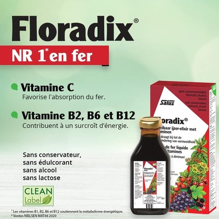 Lichid Vitamine, Floradix, 500ml, fără gluten