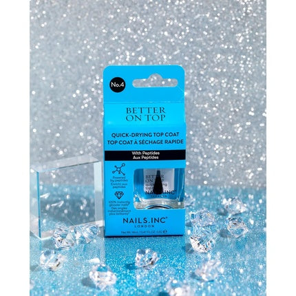Lac Uscare Rapidă, Nails Inc, Better On Top, albastru