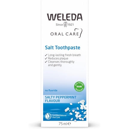 Pastă de dinți Weleda cu sare, fără fluor, SLS Free, 75 ml